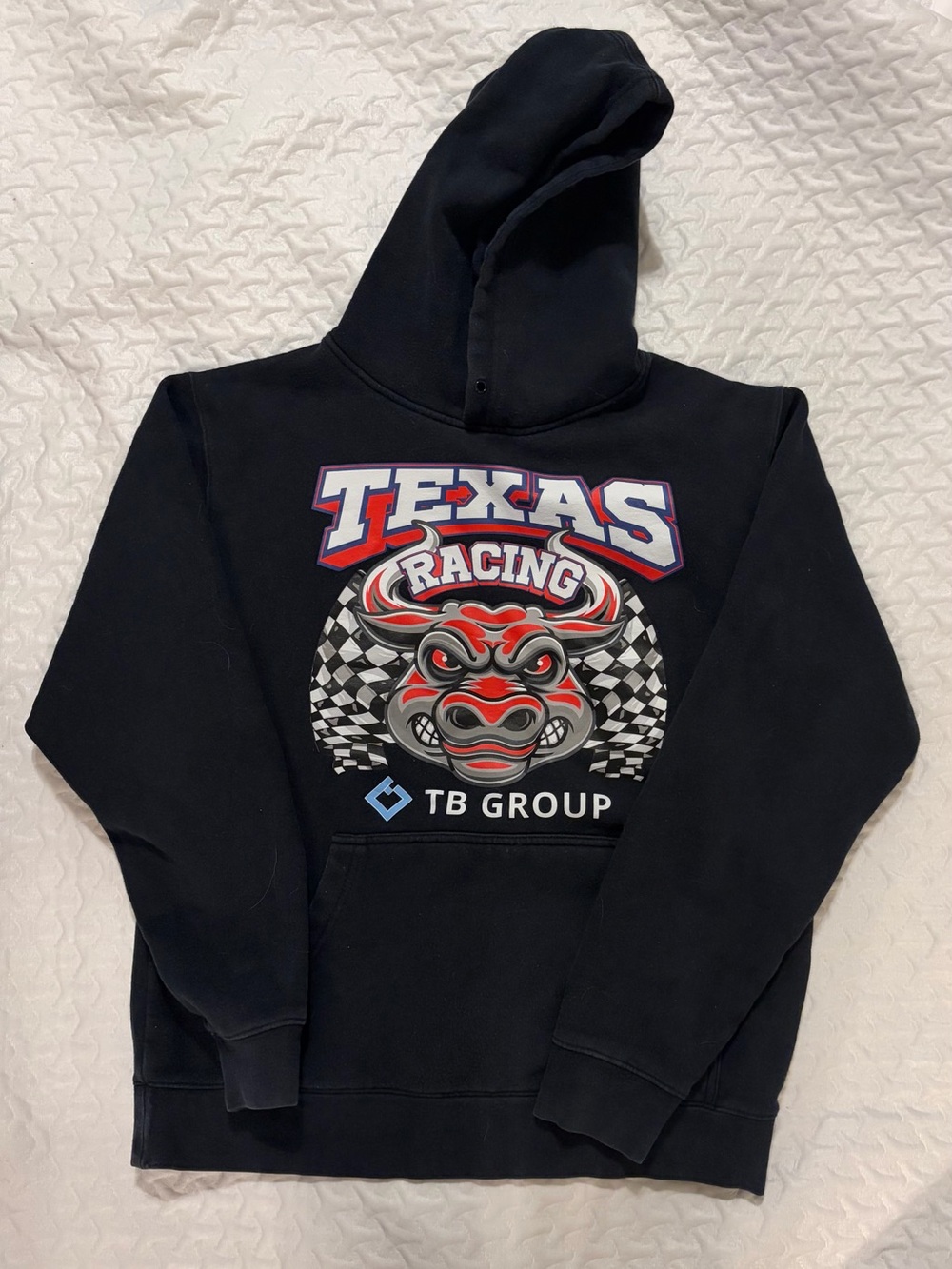 Texas Racing Graphic Black Hoodie - TB Group